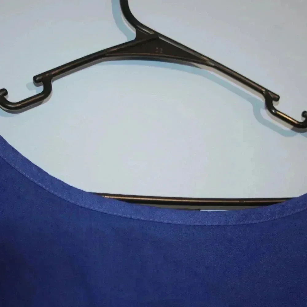 Blue Cactus Brand Sleeveless Hand Painted Vintage Blue Dress Made in the USA - Picture 12 of 14